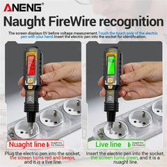 Dual-use Screwdriver Voltage Tester Pen ANENG B20 Double Head Insulated Slotted Cross Pen Screw Driver Repair Meter Hand Tools