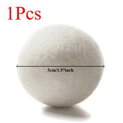 Wool Dryer Balls — Reusable Natural Fabric Softener (Multi pack options)