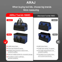 Home Inspector Tool Bag – AIRAJ Heavy-Duty Oxford