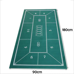 Texas Hold'em Mat 180x90cm Poker Card Game Table Cloth Casino Mat