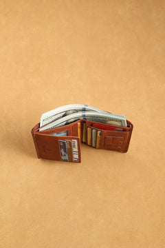 Manbang Men's Wallets RFID Leather Trifold Wallets For Men with ID Window and Credit Card Holder high quality