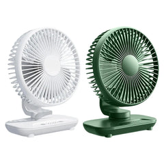 Oscillating Table Fan 2000mAh Cordless Rechargeable 5 Speed Small Oscillating Desk Fan for Home Bedroom Living Room Kitchen