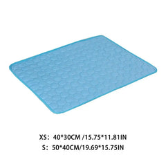 Pet Cooling Mat for Cats & Dogs – Ice Silk Summer Pad