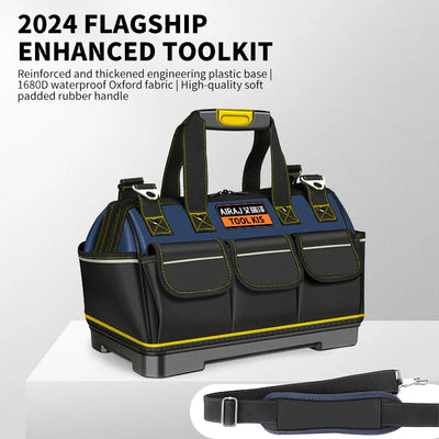 AIRAJ PRO Tool Bag – 1680D Oxford Cloth, Waterproof & High-Capacity for Professionals