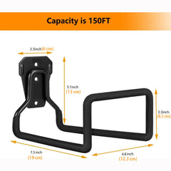 1/2pcs Garden Hose Bracket-hose Hanger Wall Mount,heavy Duty Water