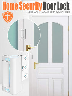 Door Reinforcement Lock – Aluminum Alloy, Anti-Theft, Childproof, 3-Inch Stop
