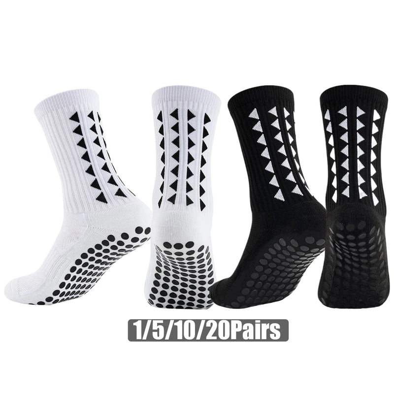 Non Slip Grip Athletic Socks Men Women Rugby, All Sports