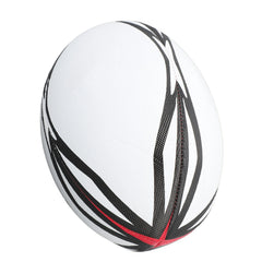Rugby Ball Inflatable Practice Ball High Elasticity PVC Rugby Ball for Match and Daily Training