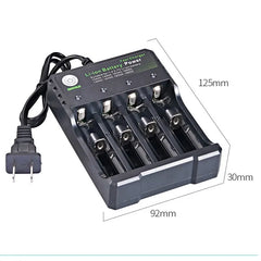 18650 Battery Charger | 1, 2 & 4 Slot | Compatible with 18650, 14500, 16340 & More