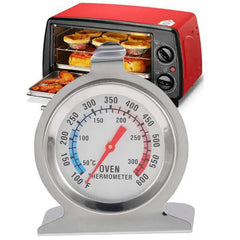 Stainless Steel BBQ & Oven Thermometer (50–300°C / 100–600°F)