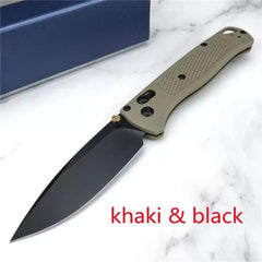 BM 535 Bugout Axis Tactical Folding Knives S30V Drop Point Blade Non Slip Nylon Fiberglass Handle Outdoor Camping Pocket Knife