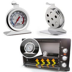 Stainless Steel BBQ & Oven Thermometer (50–300°C / 100–600°F)