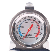 Stainless Steel BBQ & Oven Thermometer (50–300°C / 100–600°F)