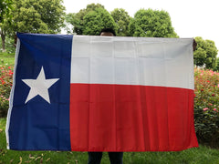 SKY FLAG free shipping Texas Flag 90X150cm Double side penetration polyester hanging Usa State Texas Flag