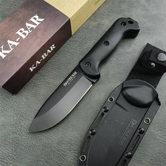 NEW KA-BAR Fixed Blade Knife BK2 Outdoor Camping Knife 8Cr13Mov Blade
