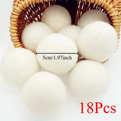Wool Dryer Balls — Reusable Natural Fabric Softener (Multi pack options)