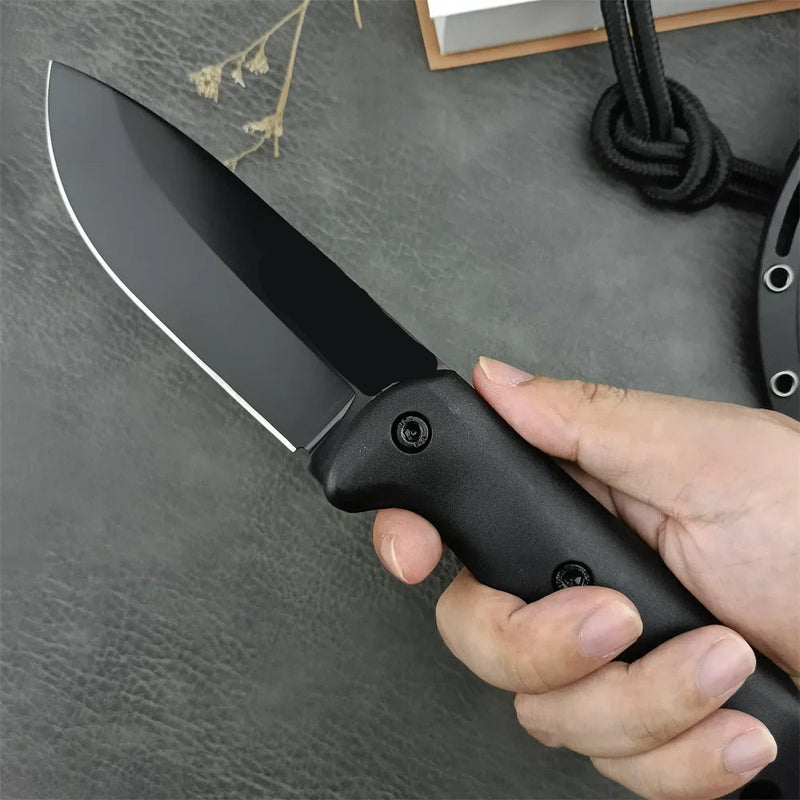 KA-BAR BK2 feststehendes Outdoor-Campingmesser – 8Cr13Mov Klinge, Nylon-Griff