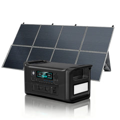 CTOLITY AP2000 2400W 1600W 500W Portable Mobile Power Station Solar Generator Lifepo4 Battery 400W Portable Foldable Solar Panel