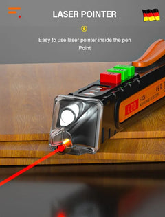 Intelligent Multi-Function Non-Contact Voltage Test Pen Sound Light Alarm Breakpoint Detection Induction Electric Tester Pen