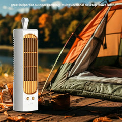 Oscillating Tower Fan USB Rechargeable Cooling Portable Standing Fan Tower for Home Living Room Kitchen Office Dorm Indoor Floor