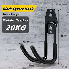 Heavy Duty Garage Wall Mount Utility Hooks – Tool & Garden Organizer