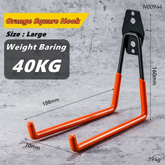 Heavy Duty Garage Wall Mount Utility Hooks – Tool & Garden Organizer