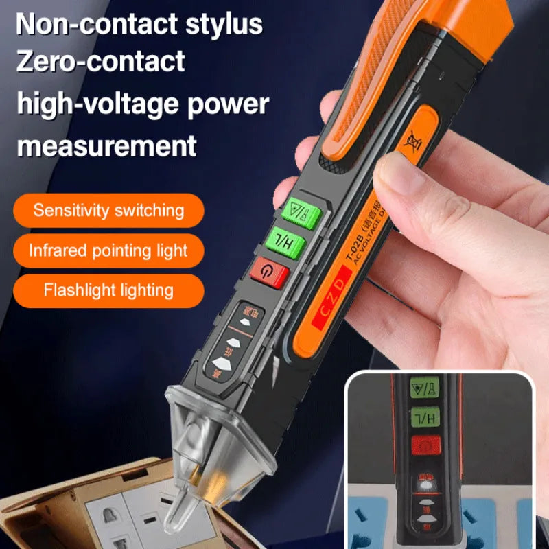 Intelligent Multi-Function Non-Contact Voltage Test Pen Sound Light Alarm Breakpoint Detection Induction Electric Tester Pen