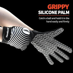 Silicone palm Anti-slip Youth Rugby / Football Gloves