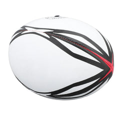 Rugby Ball Inflatable Practice Ball High Elasticity PVC Rugby Ball for Match and Daily Training