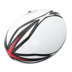 Rugby Ball Inflatable Practice Ball High Elasticity PVC Rugby Ball for Match and Daily Training