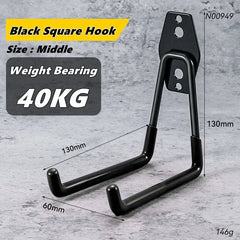 Heavy Duty Garage Wall Mount Utility Hooks – Tool & Garden Organizer