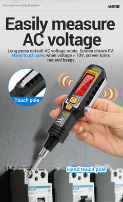 Dual-use Screwdriver Voltage Tester Pen ANENG B20 Double Head Insulated Slotted Cross Pen Screw Driver Repair Meter Hand Tools