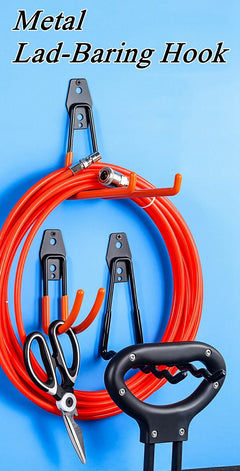 Heavy Duty Garage Wall Mount Utility Hooks – Tool & Garden Organizer