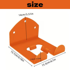 Heavy Duty Wall-Mounted Metal Tool Rack – Garage Organizer for Lawn Mowers, Trimmers & Power Tools