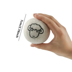 Wool Dryer Balls — Natural Fabric Softener, 6-Pack