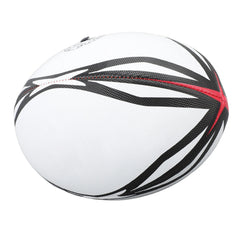 Rugby Ball Inflatable Practice Ball High Elasticity PVC Rugby Ball for Match and Daily Training