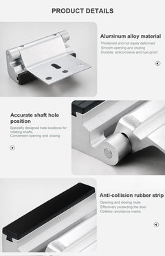 Door Reinforcement Lock – Aluminum Alloy, Anti-Theft, Childproof, 3-Inch Stop
