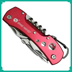 11-in-1 Stainless Steel Folding Multitool — Compact EDC for Field & Outdoor Use