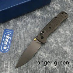 BM 535 Bugout Axis Tactical Folding Knives S30V Drop Point Blade Non Slip Nylon Fiberglass Handle Outdoor Camping Pocket Knife