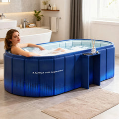 1PC  Insulated Ice Bath , Cold Plunge Tub, No Inflation Install Needed, Shower-Compatible for Indoor & Outdoor Use