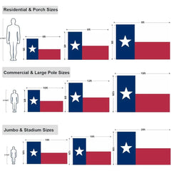 5x8 ft Heavy Duty 210D Nylon Outdoor Flag with Embroidered Star, Sewn Stripes, Canvas Color, Brass Grommets, 4-Stitch Hem