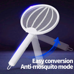 Foldable Electric Mosquito Killer Swatter USB Rechargeable Electric