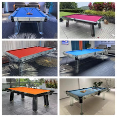 Oak Slate Pool Table with Dining Conversion