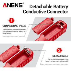 Dual-use Screwdriver Voltage Tester Pen ANENG B20 Double Head Insulated Slotted Cross Pen Screw Driver Repair Meter Hand Tools