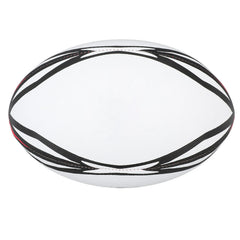 Rugby Ball Inflatable Practice Ball High Elasticity PVC Rugby Ball for Match and Daily Training