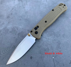 BM 535 Bugout Axis Tactical Folding Knives S30V Drop Point Blade Non Slip Nylon Fiberglass Handle Outdoor Camping Pocket Knife