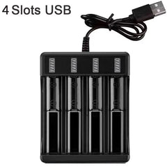 18650 Battery Charger | 1, 2 & 4 Slot | Compatible with 18650, 14500, 16340 & More