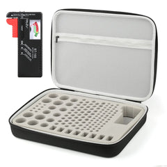 Battery Organizer Case with BT-168 Tester, 200+ Capacity