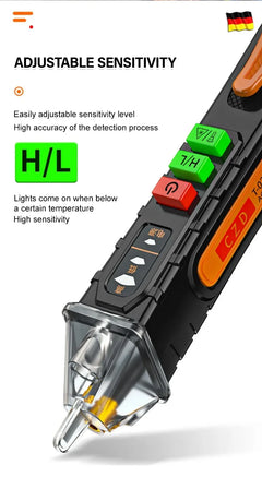 Intelligent Multi-Function Non-Contact Voltage Test Pen Sound Light Alarm Breakpoint Detection Induction Electric Tester Pen