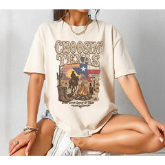 Ella Choosin' Texas Comfort Colors T-Shirt, Lone Star State of Mind